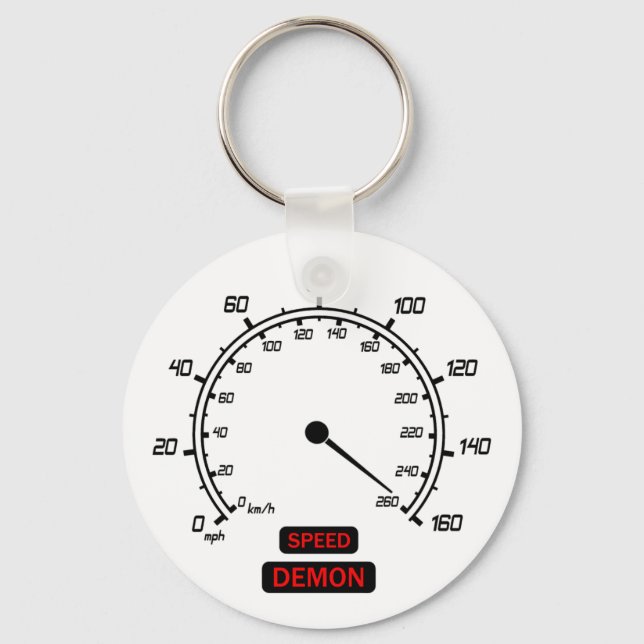 Speed Demon Keychain (Front)