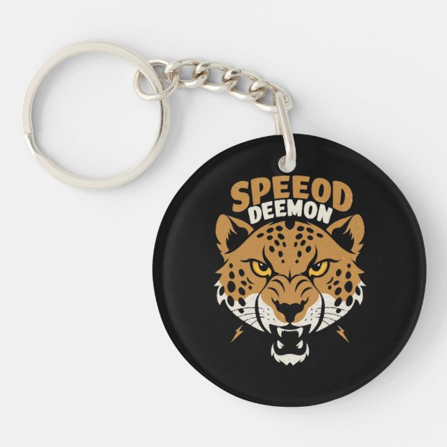 Speed Demon Keychain (Front)