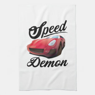 Speed Demon Kitchen Towel