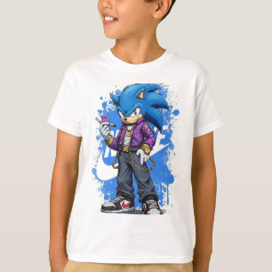 Speed Drip – Style Sonic Urbain T-Shirt pour Enfan