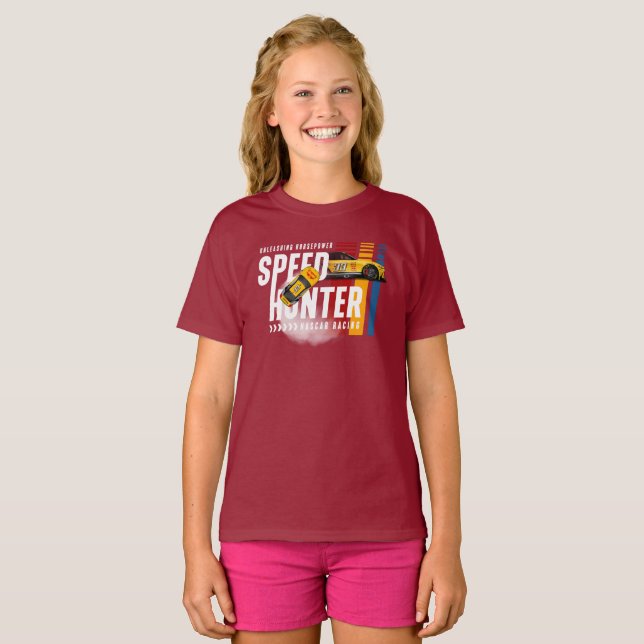 Speed Hunter (Dark Mode) | Kids  T-Shirt (Front Full)