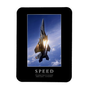 Speed: Inspirational Quote 1 Magnet
