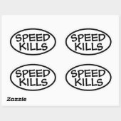 Speed Kills Car Stickers (Sheet)