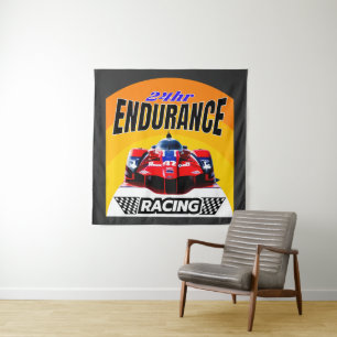Speed Legends: 24h Endurance Racer Tapestry