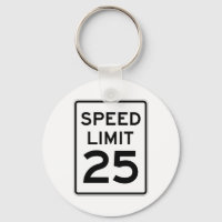 Speed Limit 25 MPH Sign