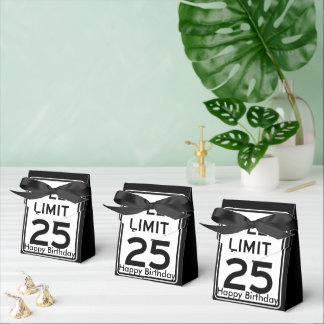 Speed Limit 25mph Birthday Sign  Favor Box