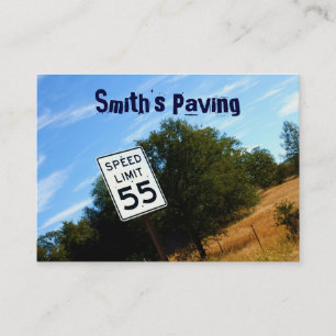 Speed Limit 55 Chubby Business Card