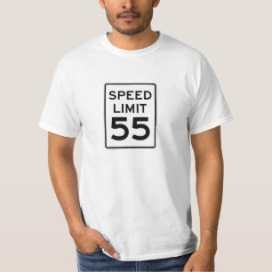 Speed Limit 55 MPH Sign T-Shirt