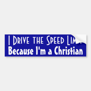 Speed Limit Bumper Sticker
