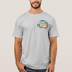 Speed Limit Retro Rainbow Concert Pocket Design T-Shirt