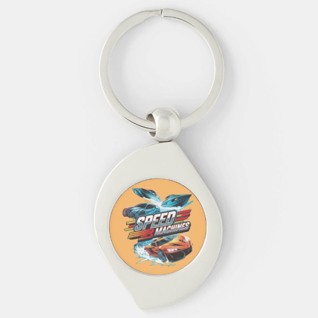 Speed machines keychain (Front)