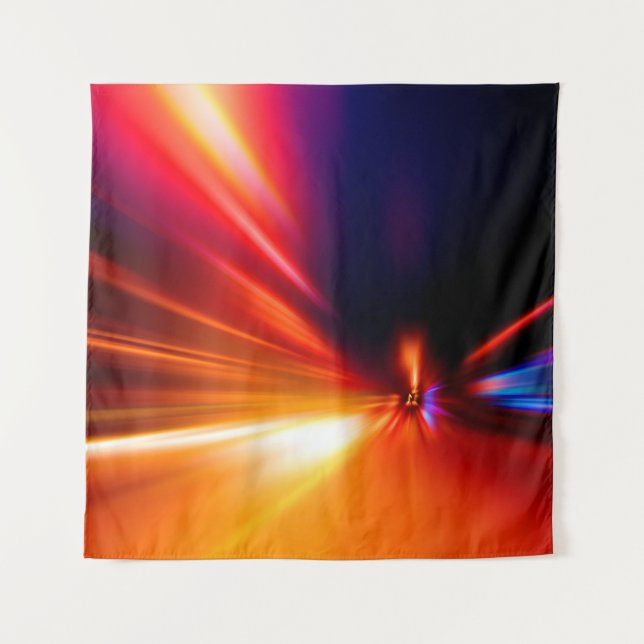 speed on night roadabstract,background,motion,blur tapestry (Front)
