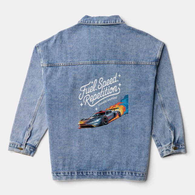 Speed Power Denim Jacket (Back)