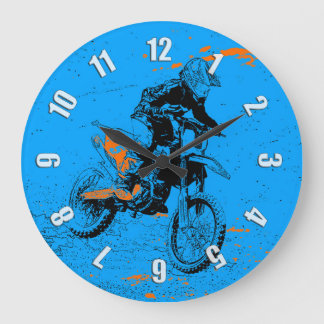 Speed Racer - Motocross Racer Grande horloge