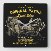 Speed Shop Any Name Original Patina Garage Funny