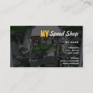Speed Shop Business Card