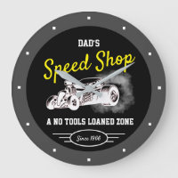 Speed Shop Dad's Any Name Hotrod Smoking Tires