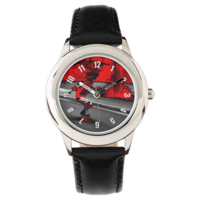 Speed Skater  -  Skateboarder Watch (Front)