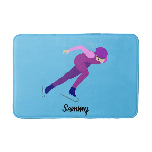 Speed Skating Bath Mat (Front)