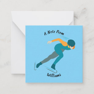 Speed Skating Card