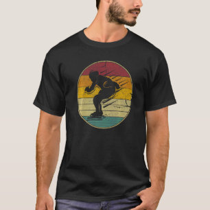 Speed Skating Distressed Retro Style 70s 80s Men W T-Shirt
