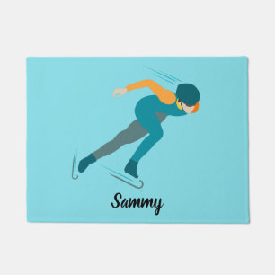 Speed Skating Doormat
