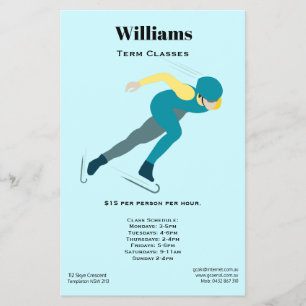 Speed Skating Flyer