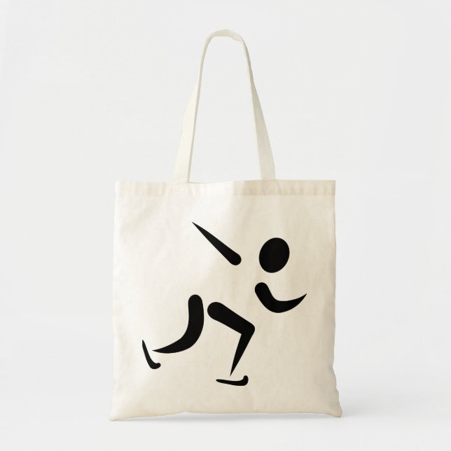 Speed skating logo tote bag (Front)
