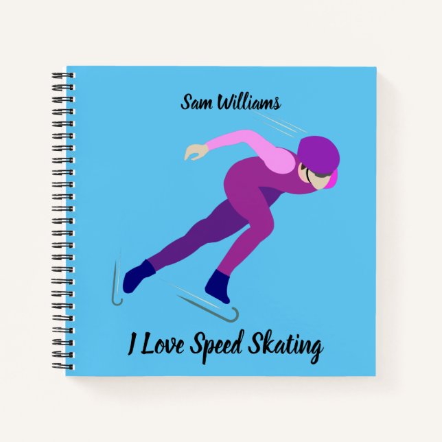 Speed Skating Notebook (Front)