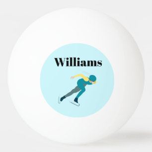 Speed Skating Ping Pong Ball