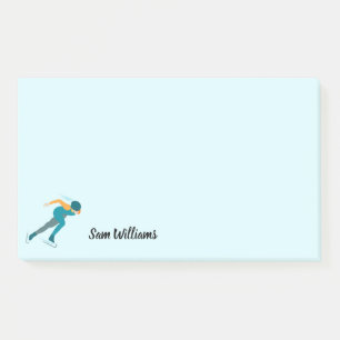 Speed Skating Post-it Notes