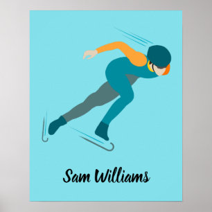 Speed Skating Poster