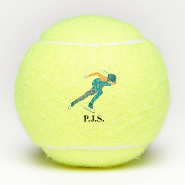 Speed Skating Tennis Balls (Front)