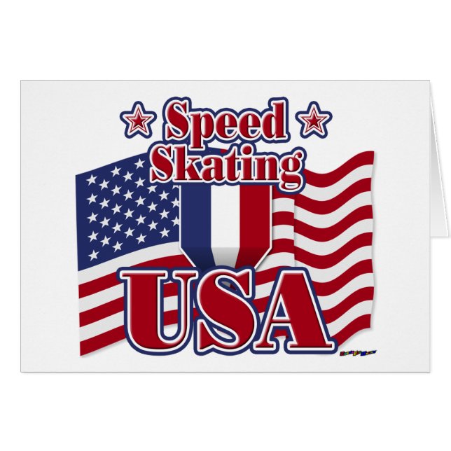 Speed Skating USA (Front Horizontal)
