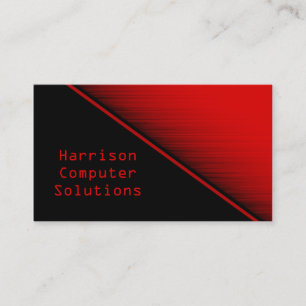 Speed Texture Business Card, Red Business Card