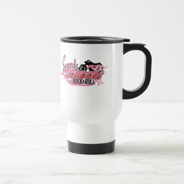 Speed & Wheels and Rock & Roll Travel Mug (Right)