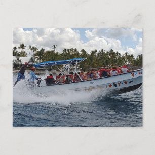 SPEEDBOAT EN RÉPUBLIQUE DOMINICAINE Carte postale