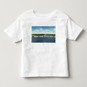 Speedboat Races on the Lake Toddler T-shirt