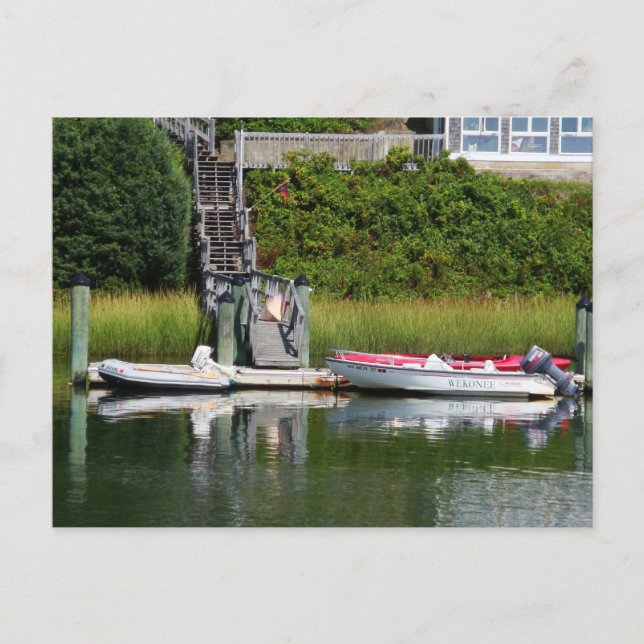 Speedboats, Cape Cod Postcard (Front)