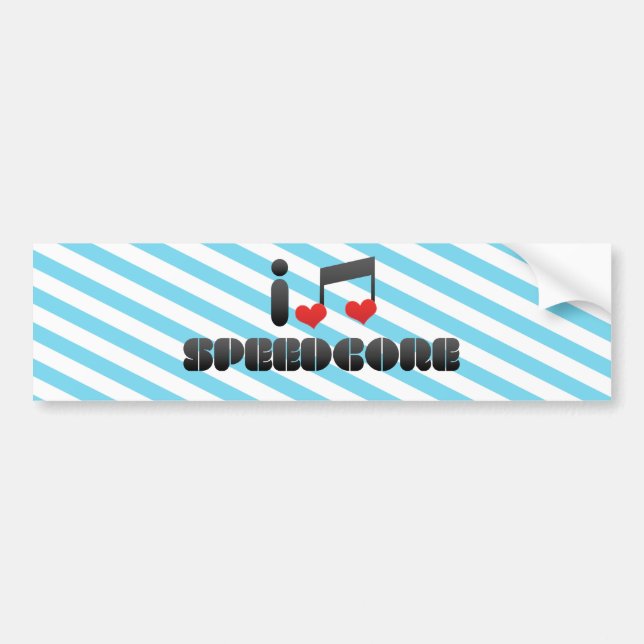 Speedcore Bumper Sticker (Front)