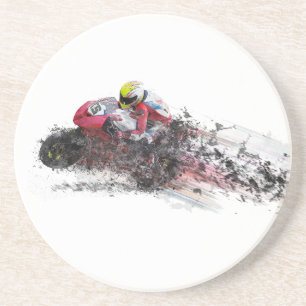 Speeding Motorcycle Racer Coaster