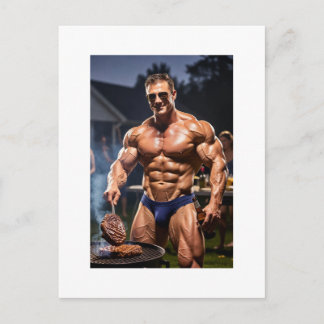 Speedo Chronicles: BBQ Beast Mode Postcard