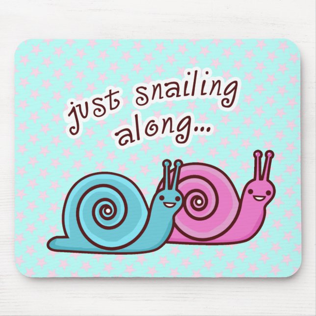 SPEEDO & SPAGO THE SNAILS MOUSEPAD (Front)