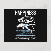 Speedo Swimmer - Happiness is Swimming Fast