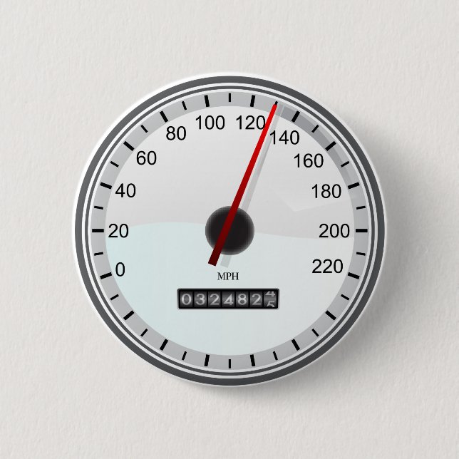 speedometer 2 inch round button (Front)