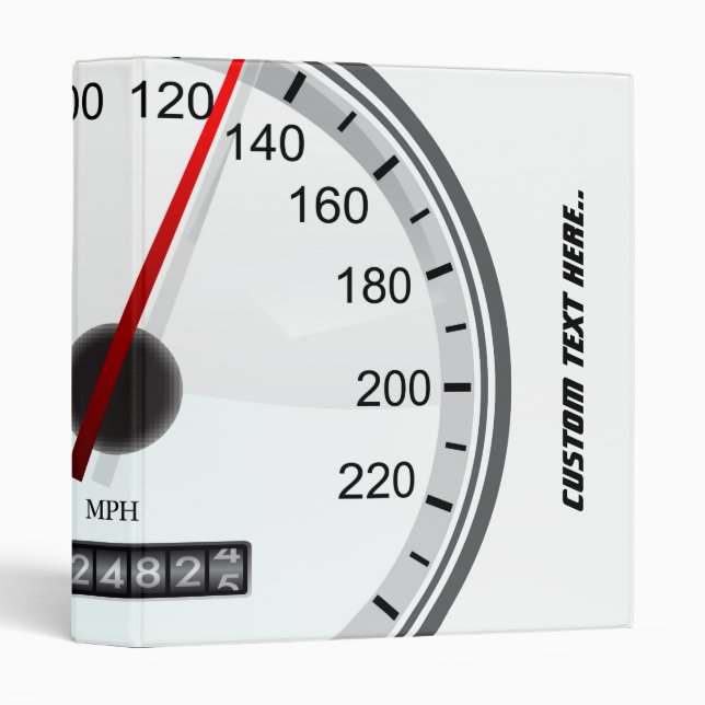 speedometer binder (Front/Spine)