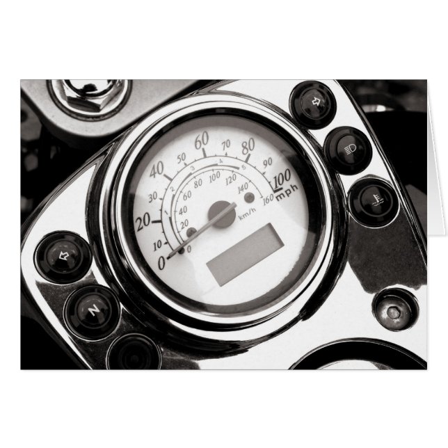 Speedomètre moto (Devant horizontal)