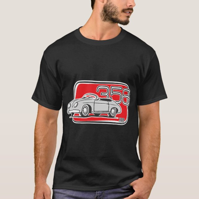 Speedster 356 Cabrio Classic Voiture T-Shirt (Devant)