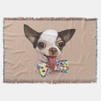 Speedy Boy Boy Chihuahua Throw Blanket