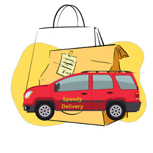 Speedy Delivery Driver Delivery in Progress T-Shirt